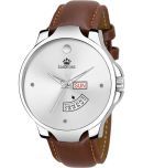 LimeStone Brown PU Analog Men's Watch