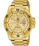 LimeStone Gold Metal Analog Men's Watch