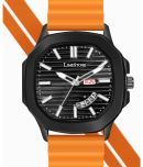 LimeStone Orange Silicon Analog Men's Watch