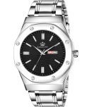 LimeStone Silver Stainless Steel Analog Men's Watch