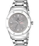 LimeStone Silver Stainless Steel Analog Men's Watch