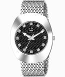 LimeStone Silver Stainless Steel Analog Men's Watch