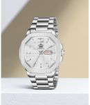 LimeStone Silver Stainless Steel Analog Men's Watch