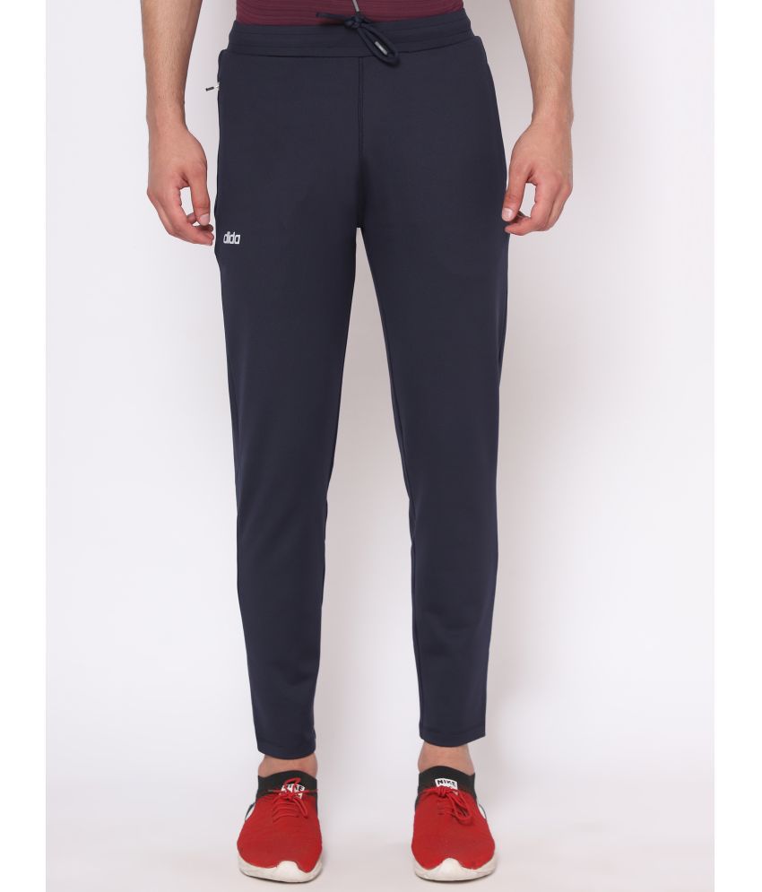     			Dida Sportswear Navy Polyester Men's Sports Trackpants ( Pack of 1 )