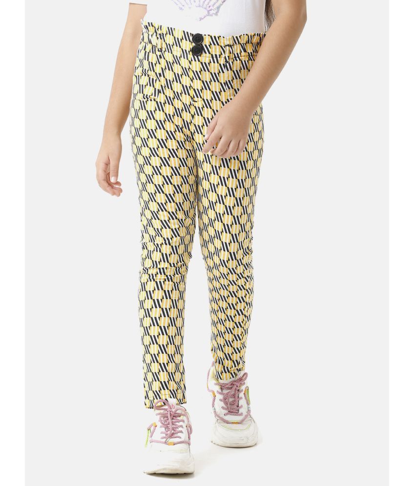     			GIRLS PULL ON FULL PANT WITH ALLOVER PRINT