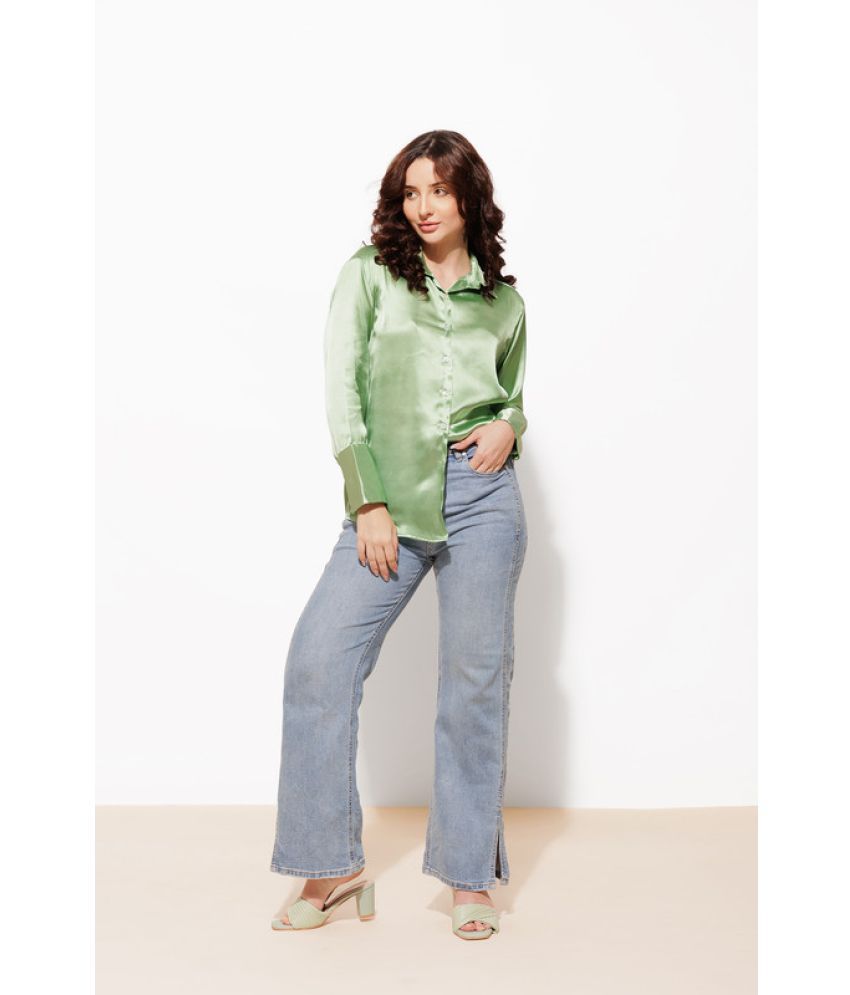     			Urban Sundari Mint Green Polyester Women's Shirt Style Top ( Pack of 1 )