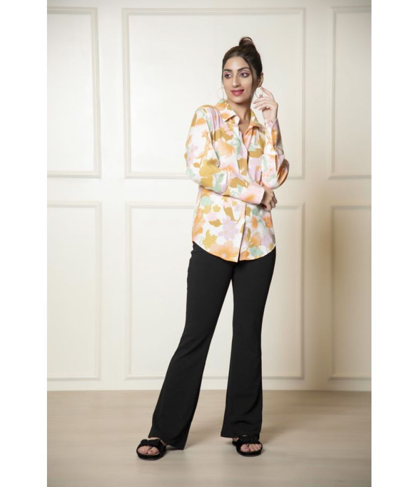     			Urban Sundari Yellow Cotton Women's Shirt Style Top ( Pack of 1 )