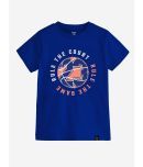 Before The Rain Pack of 1 Boys Cotton Blend T-Shirt ( Blue )