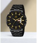 LimeStone Black Metal Analog Men's Watch