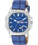 LimeStone Blue PU Analog Men's Watch