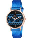 LimeStone Blue Silicon Analog Men's Watch