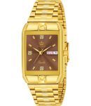 LimeStone Gold Metal Analog Men's Watch