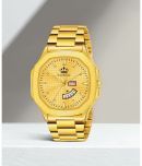 LimeStone Gold Metal Analog Men's Watch