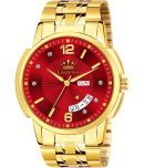 LimeStone Gold Stainless Steel Analog Men's Watch