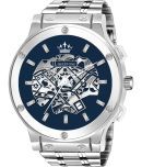 LimeStone Silver Metal Analog Men's Watch