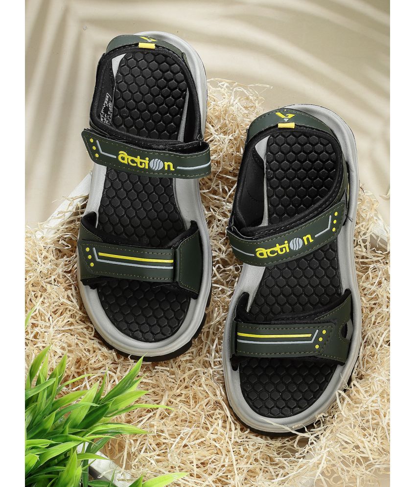     			Action - Olive Men's Floater Sandals