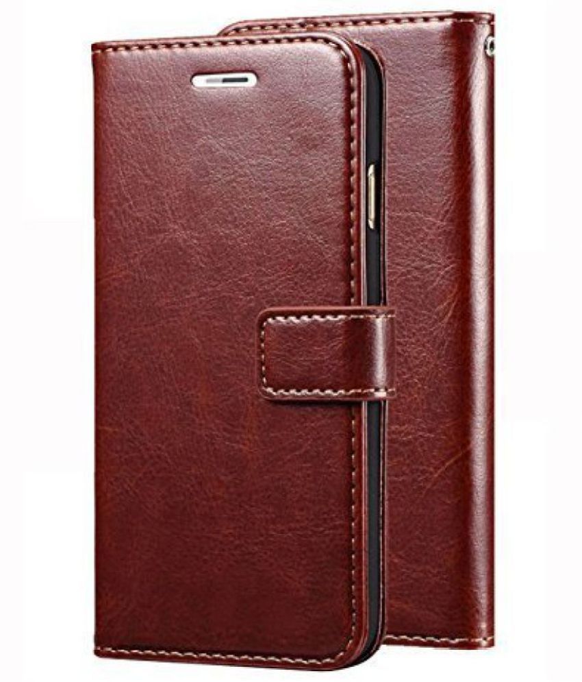     			Kosher Traders Brown Flip Cover Artificial Leather Compatible For Samsung Galaxy S23 ( Pack of 1 )