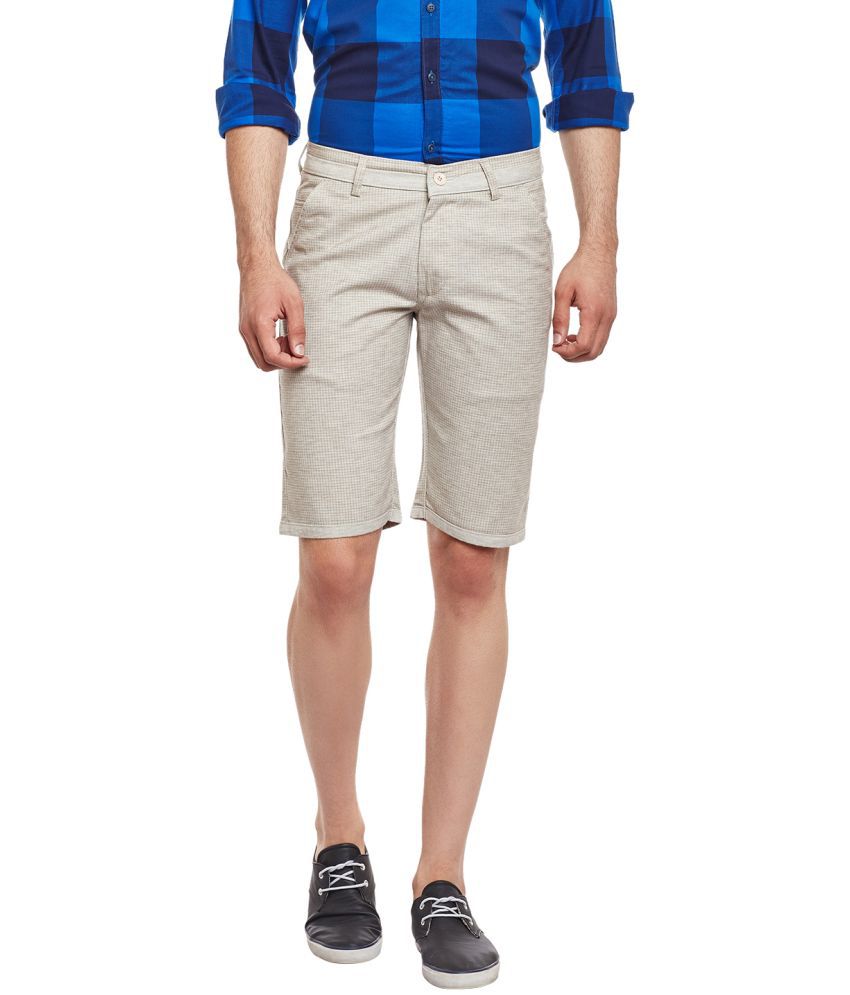     			Rodamo Beige Cotton Men's Chino Shorts ( Pack of 1 )