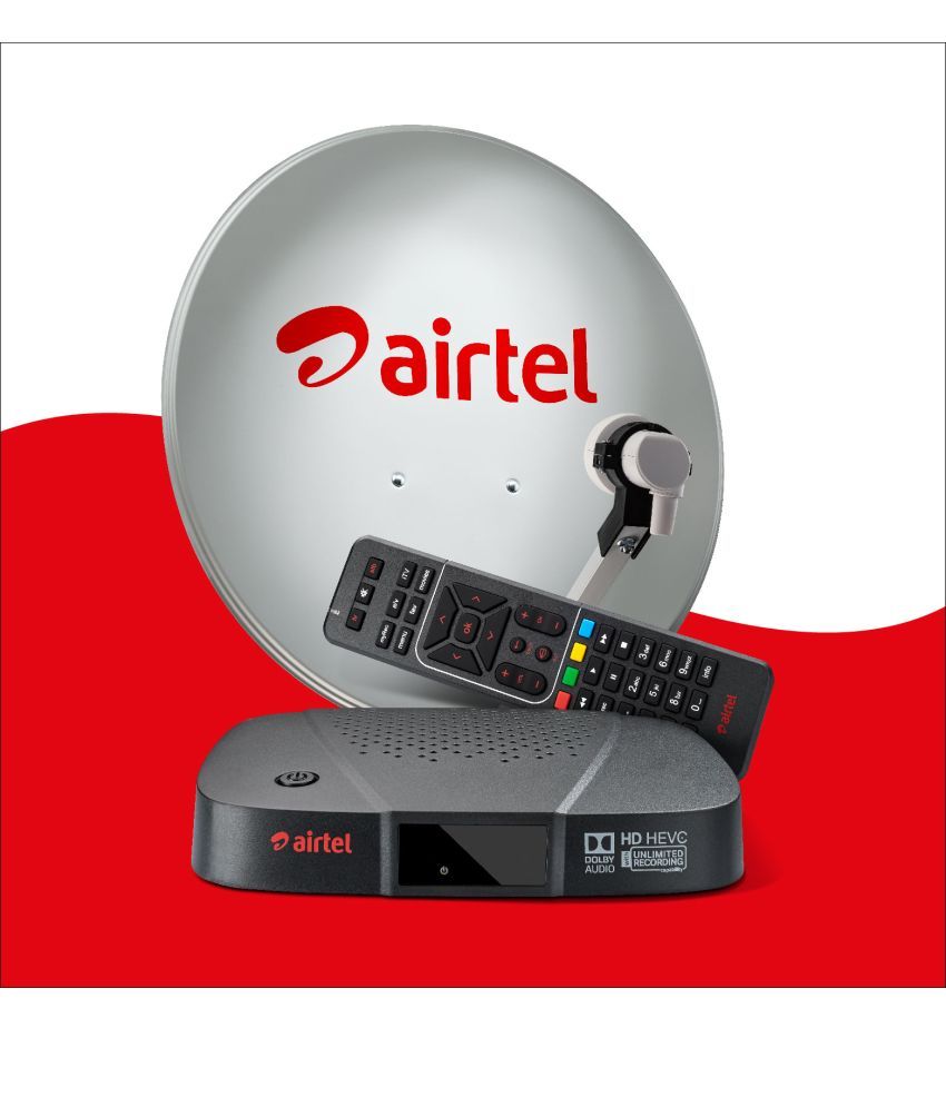     			Airtel Digital TV HD+ 1M Ultimate Kannada Plus English SD with 1 month Subscription Free