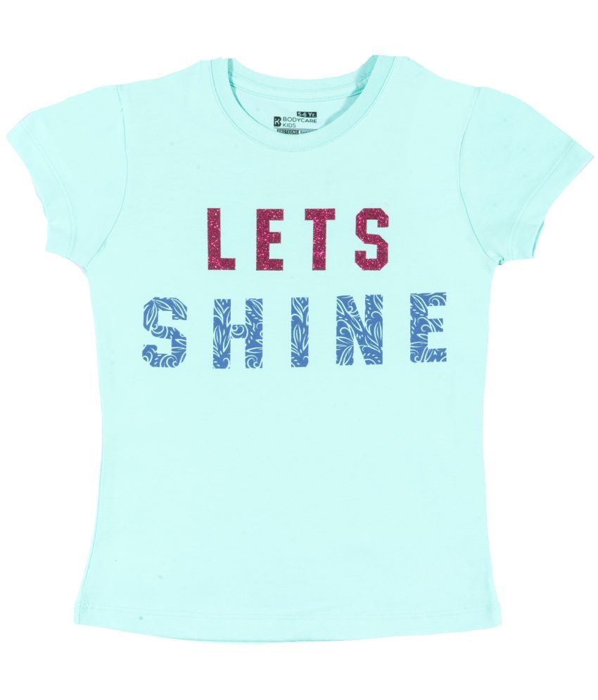     			Bodycare Blue Cotton Girls T-Shirt ( Pack of 1 )