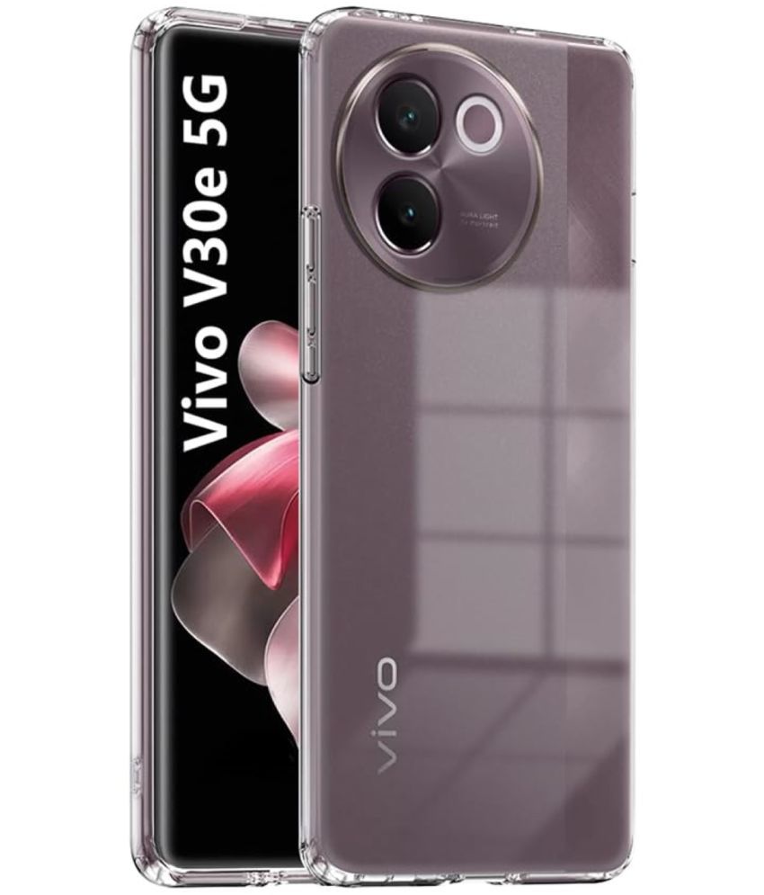     			Case Vault Covers Silicon Soft cases Compatible For Silicon Vivo V30e 5G ( Pack of 1 )