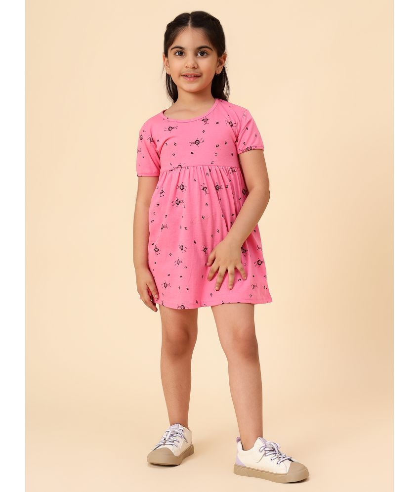     			Diaz Cotton Frock For Girls ( Pack of 1 , Light Pink )