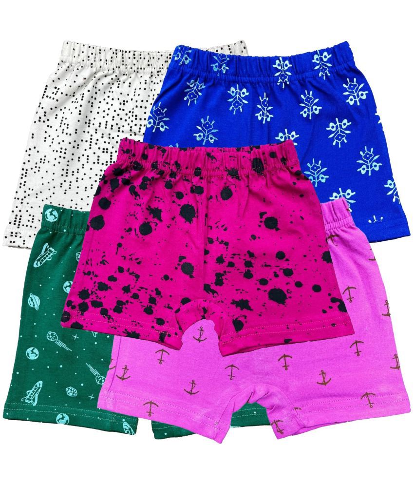     			Diaz - Multicolor Cotton Girls Bloomers ( Pack of 4 )