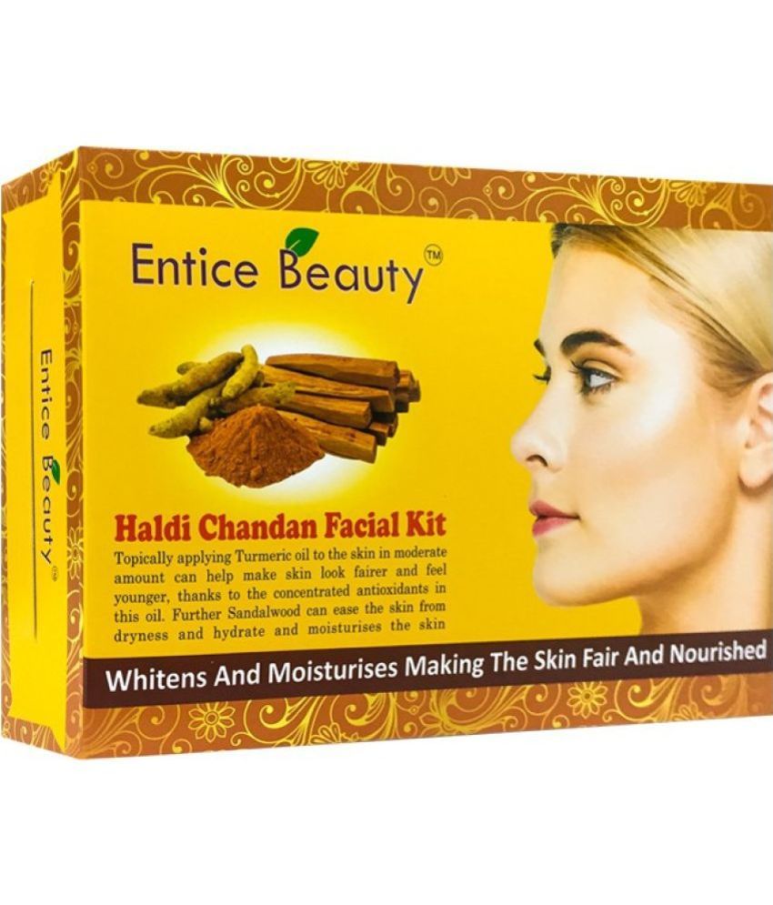     			Entice Beauty Haldi Chandan 1 Time Use Facial Kit For All Skin Type Haldi Chandan 500 ( Pack of 1 )