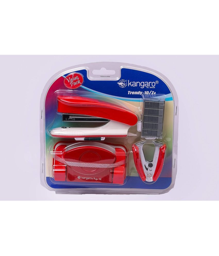     			Kangaro Trendy 10/Z4 Manual Staplers - Red