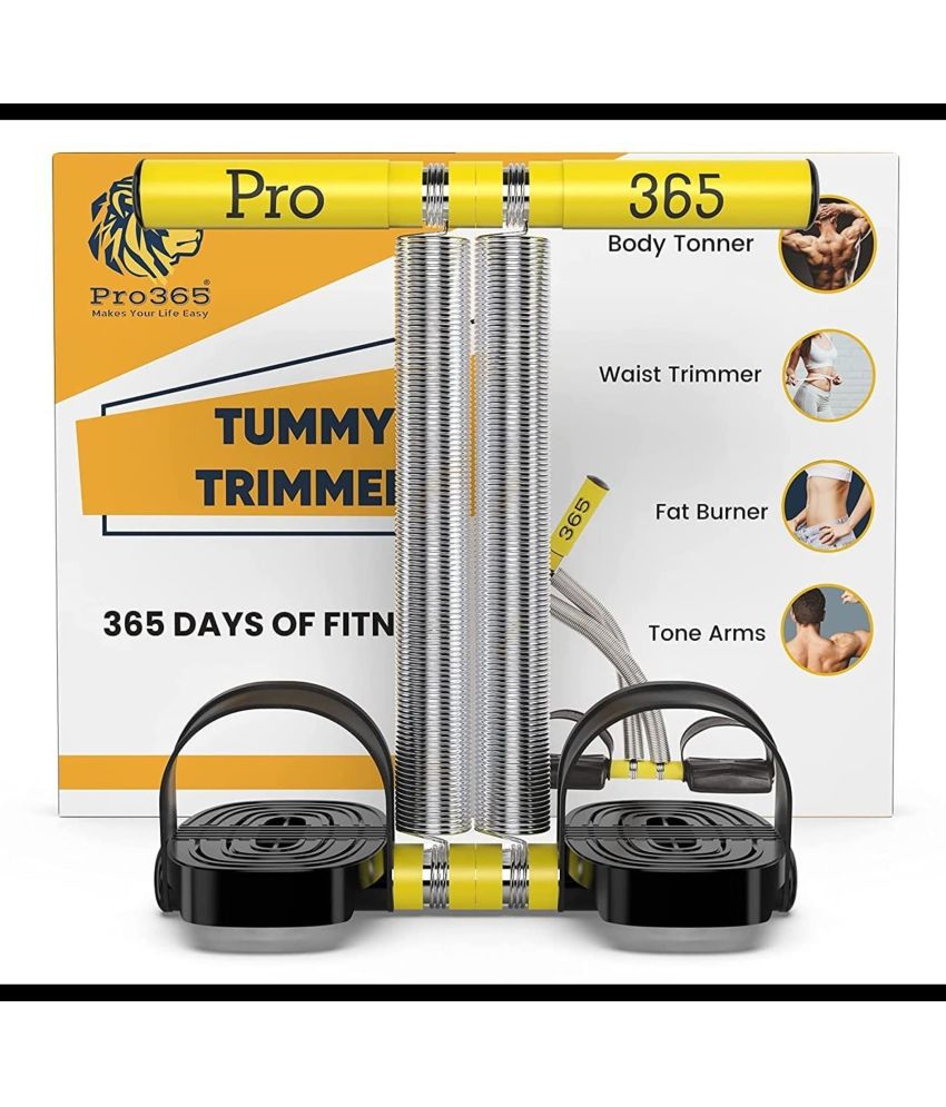     			PRO365 Double Spring Tummy Trimmer For Fat Burning & Weight loss Exercises Ab Exerciser