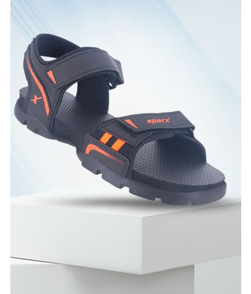     			Sparx - Black Men's Floater Sandals