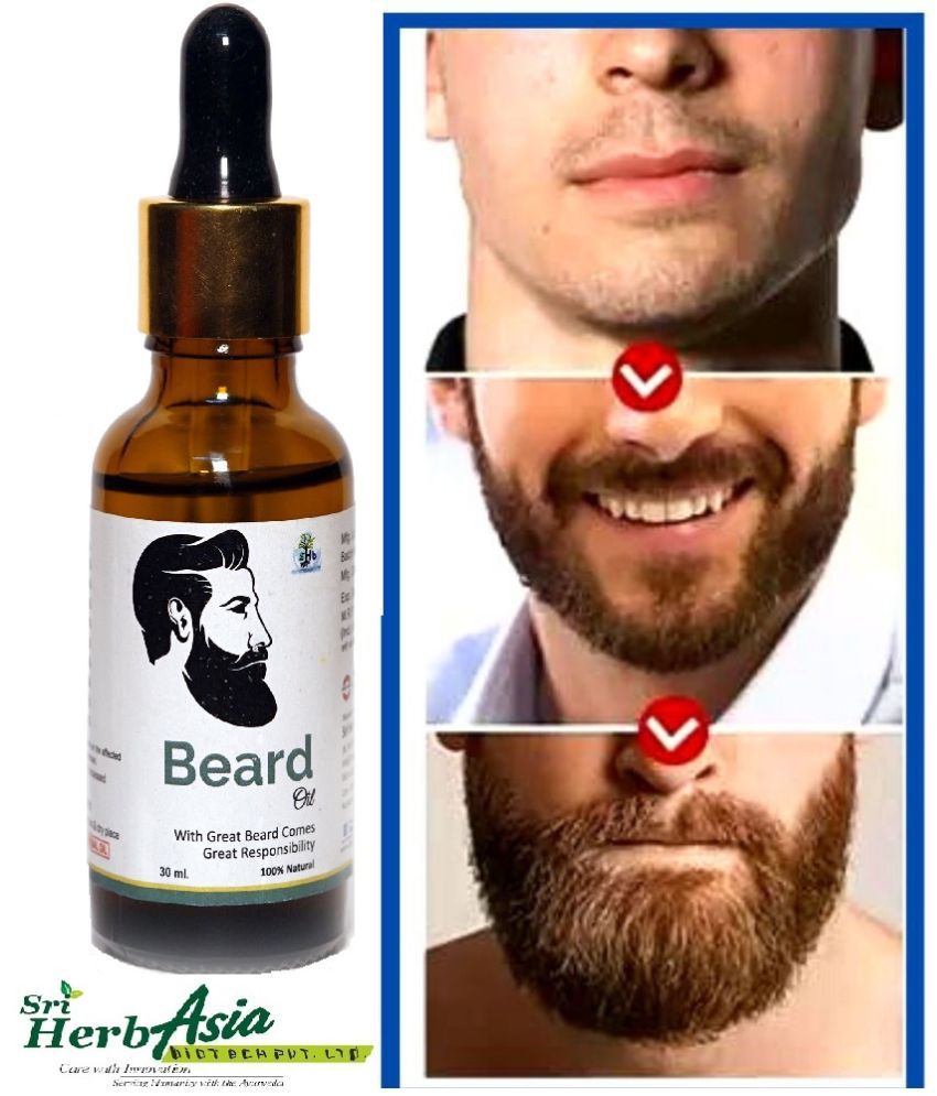     			Sri Herbasia biotech Promotes Beard Growth Beard Oil 30 ml