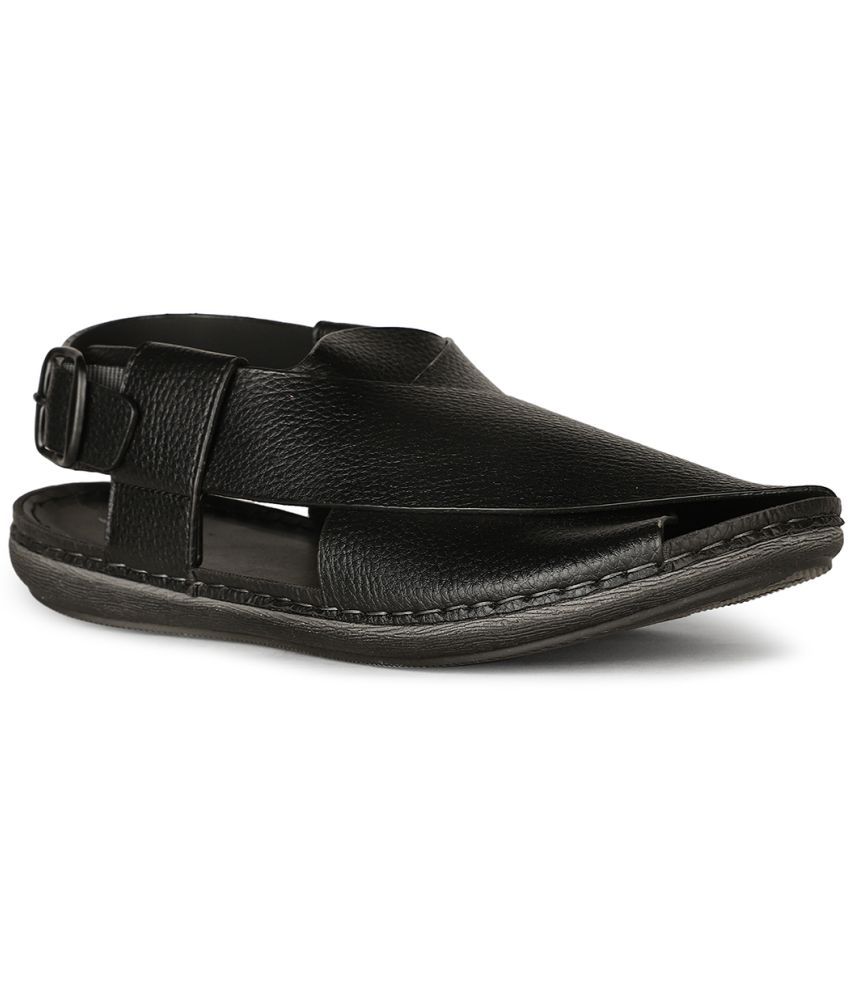     			Bata - Black Men's Sandals