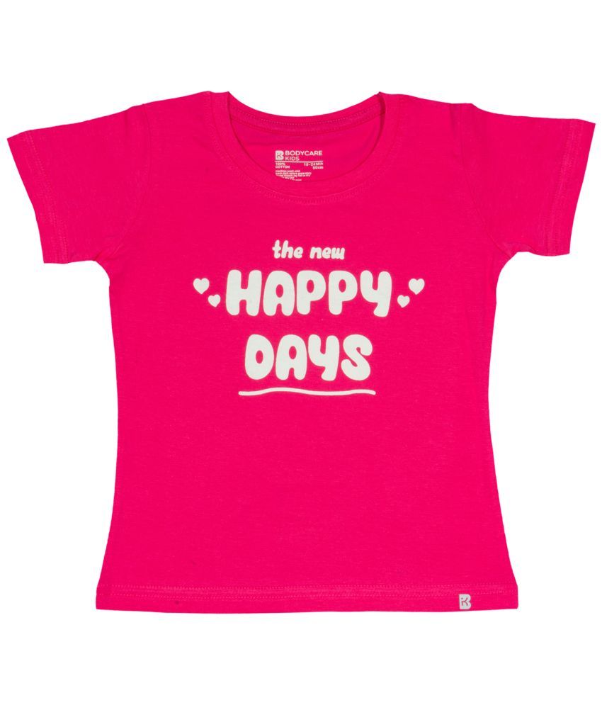     			Bodycare Pack of 1 Girls Cotton T-Shirt ( Pink )