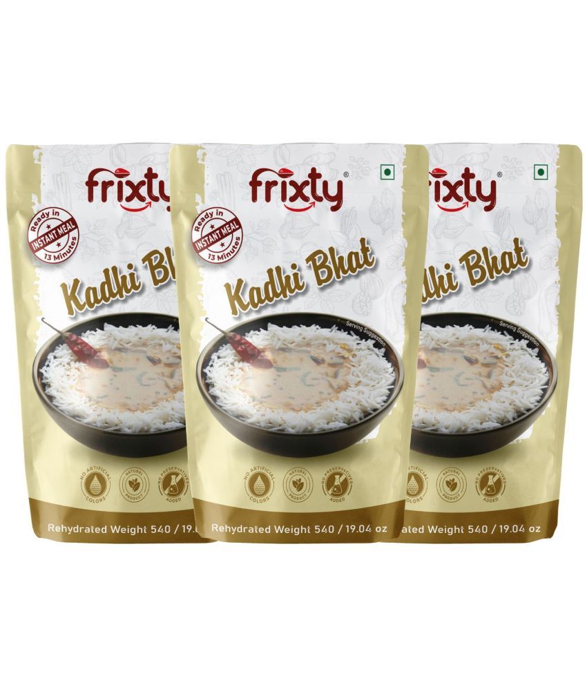     			FRIXTY EXPORTS KADHI BHAT 90 gm Pack of 3