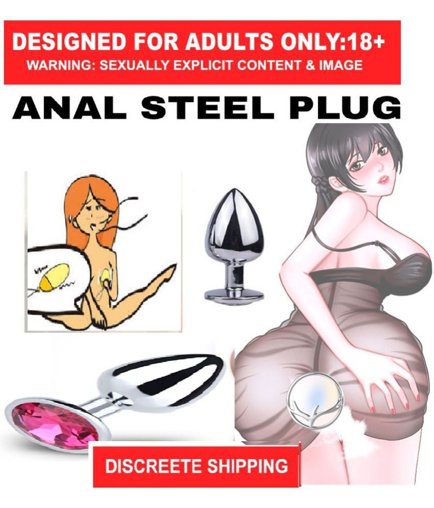     			Metal Diamond Butt Plug Anall Plug Bead Prostate Massage Sex Toys for Women/ Men - Crazynyt