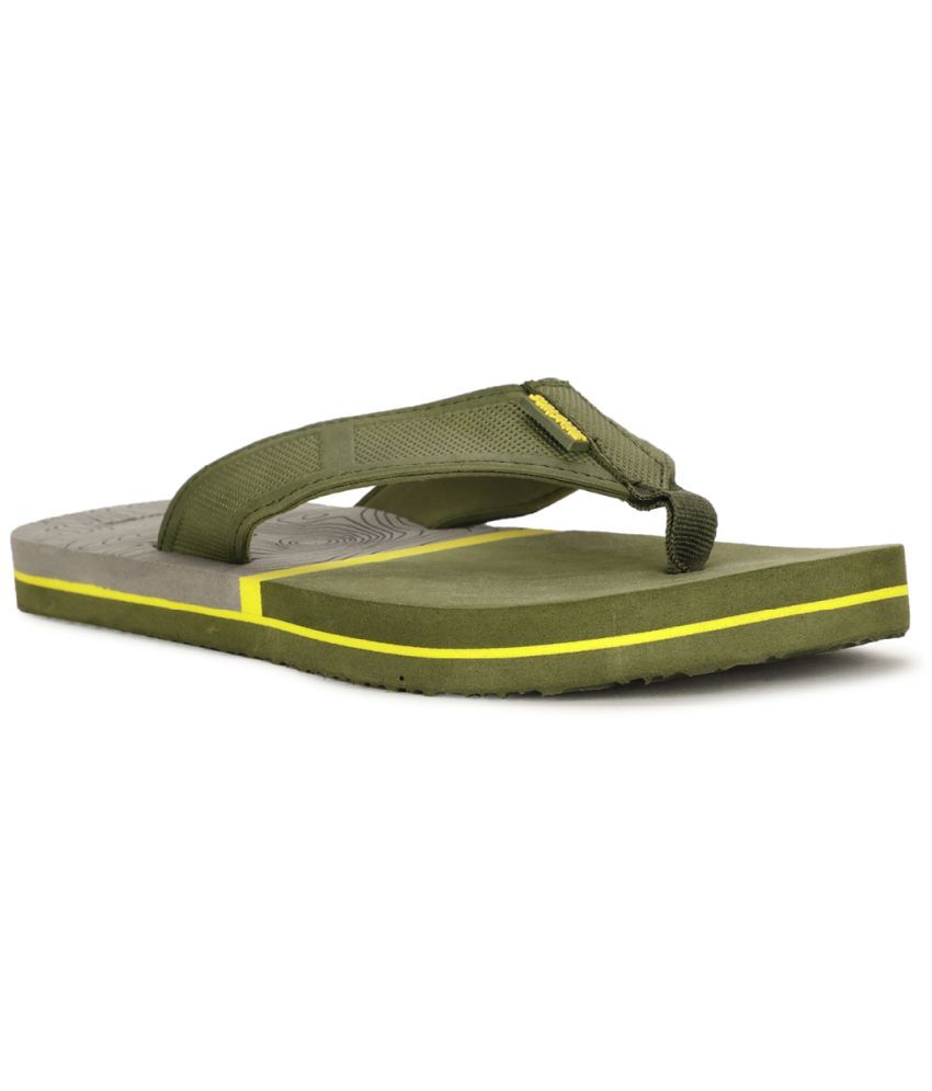     			Sunshine Olive Men's Thong Flip Flop