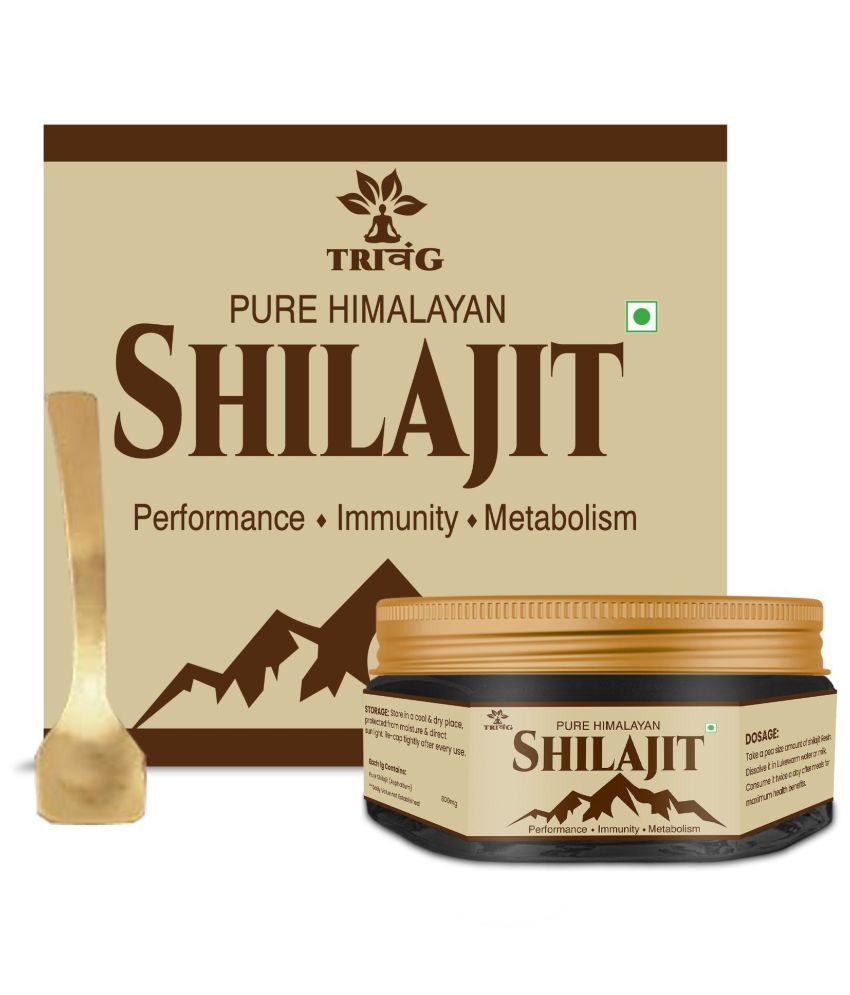     			Trivang Himalayan Shilajit/Shilajeet Resin 10g - For Endurance and Stamina | Contains Lab Report