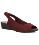 Bata Red Women's Sandal Heels