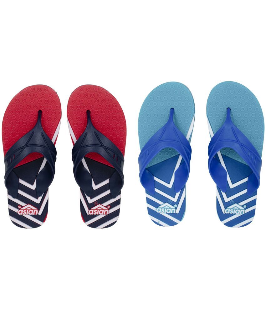     			ASIAN Blue Men's Daily Slipper