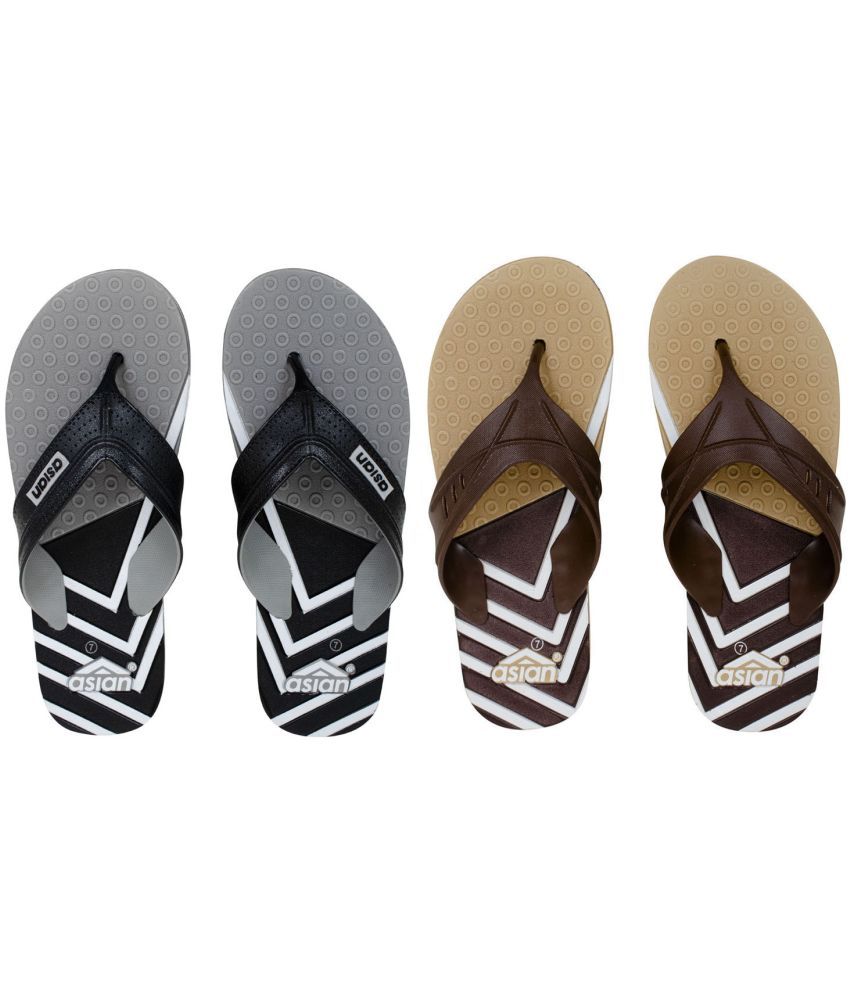     			ASIAN Tan Men's Daily Slipper