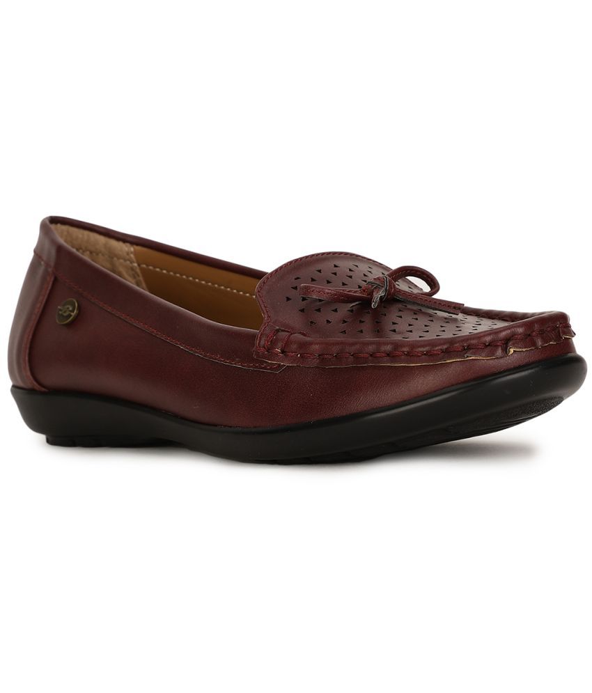     			Bata Maroon Women's Slip On