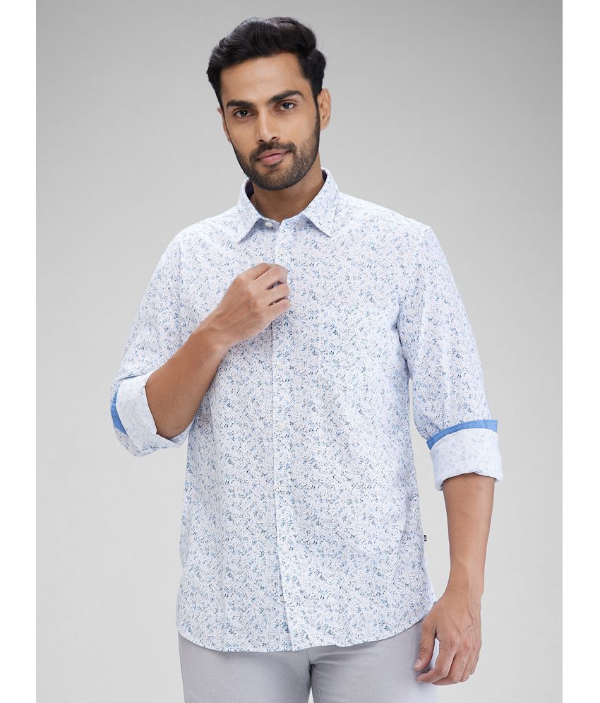     			Parx 100% Cotton Slim Fit Printed Full Sleeves Men's Casual Shirt - White ( Pack of 1 )