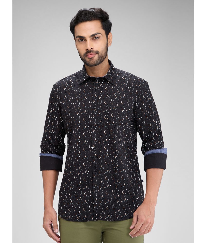     			Parx 100% Cotton Slim Fit Printed Full Sleeves Men's Casual Shirt - Black ( Pack of 1 )