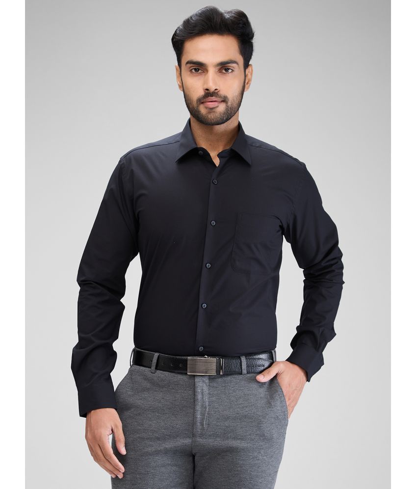     			Raymond Cotton Regular Fit Full Sleeves Men's Formal Shirt - Black ( Pack of 1 )