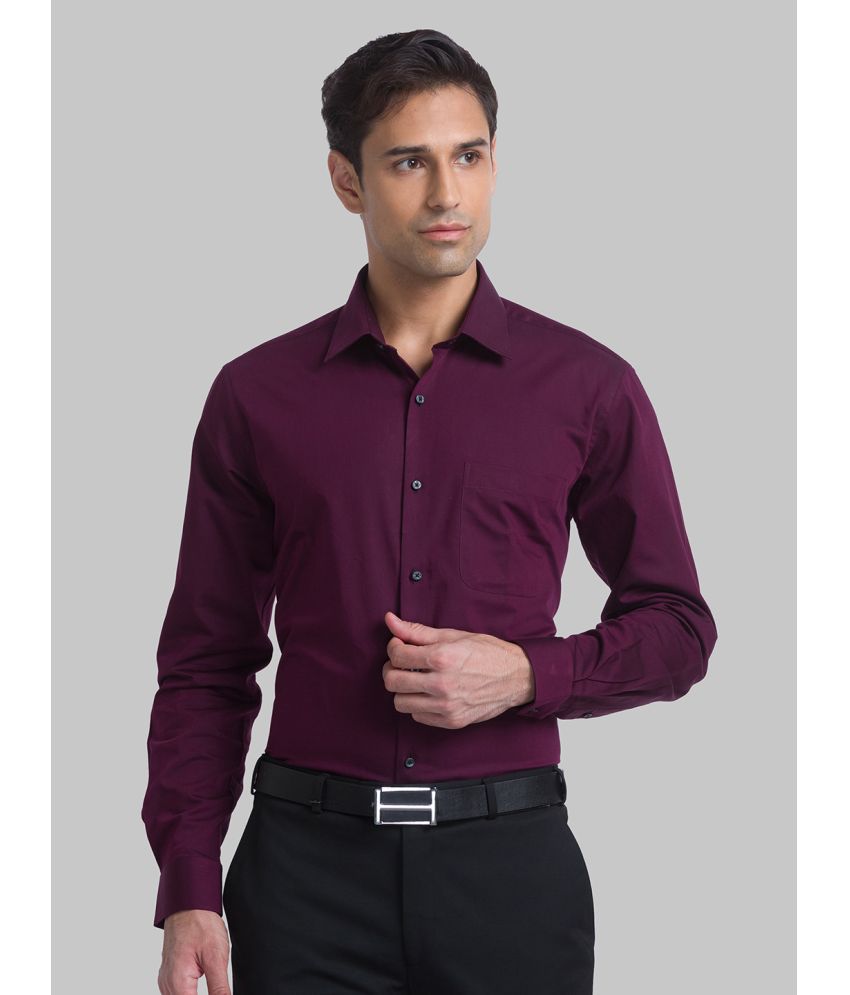     			Raymond Cotton Regular Fit Full Sleeves Men's Formal Shirt - Maroon ( Pack of 1 )