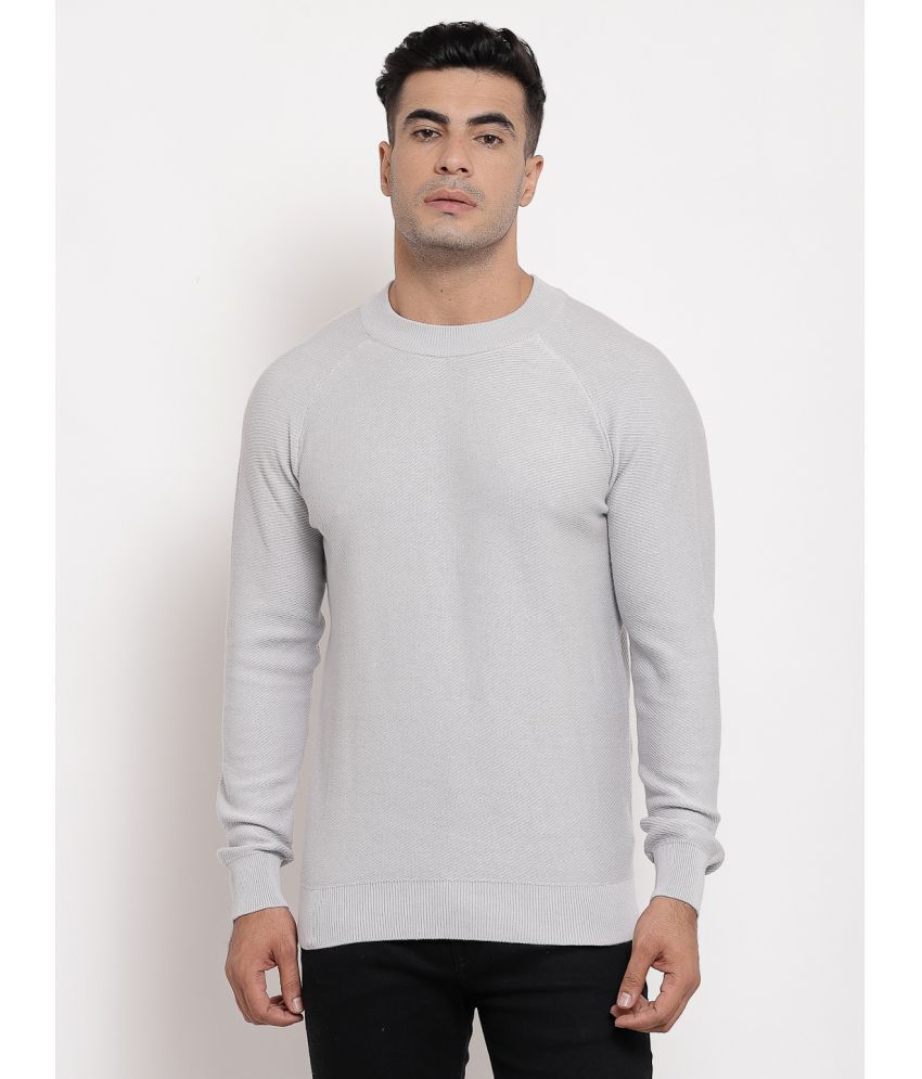     			Red Tape Cotton High Neck Men's Full Sleeves Pullover Sweater - Grey ( Pack of 1 )