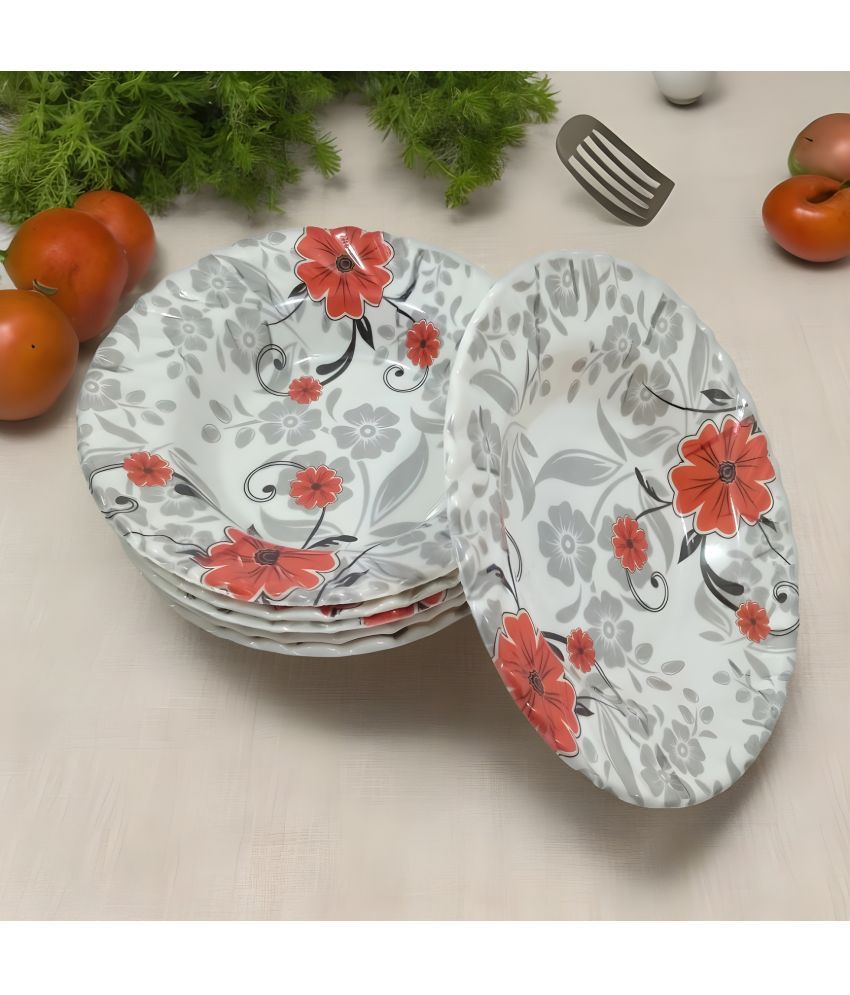     			Inpro 6 Pcs Melamine Multi Color Quarter Plate