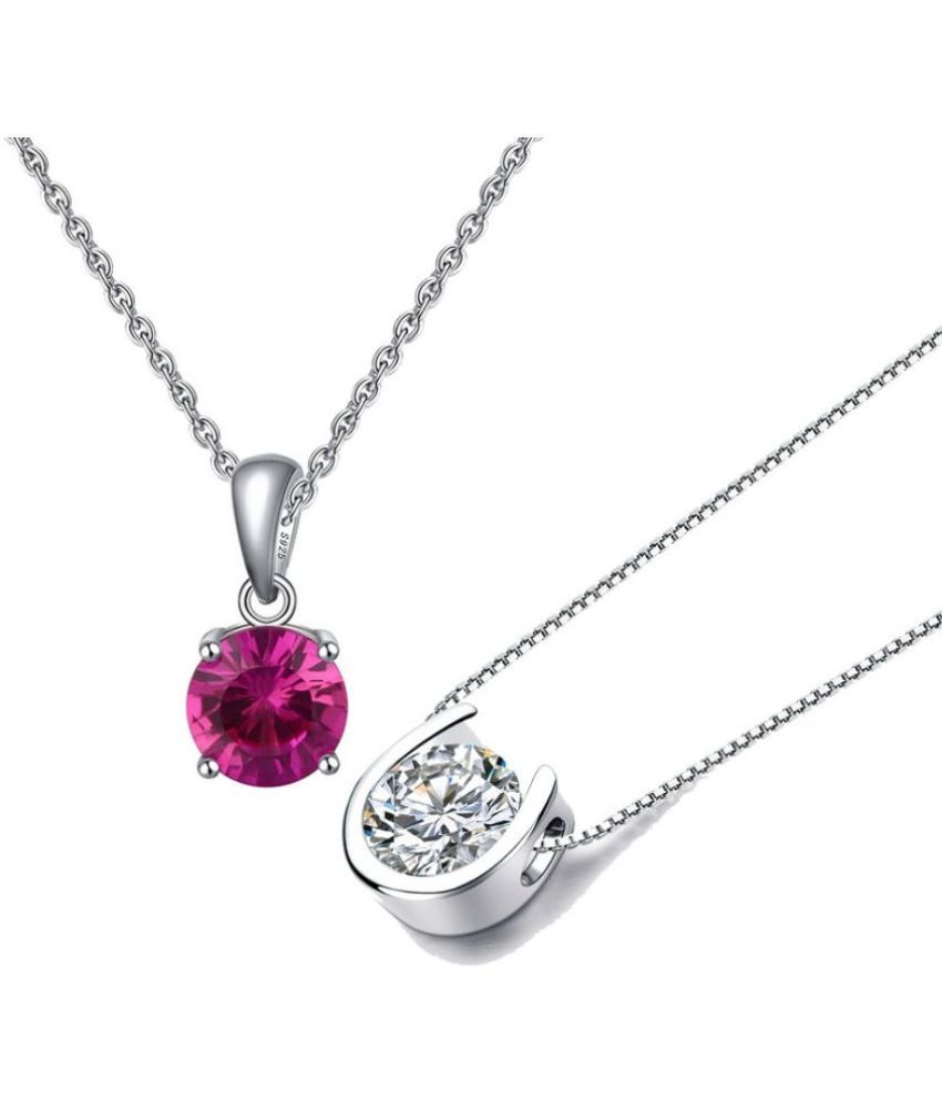     			Thrillz Pink Pendant set ( Pack of 2 )