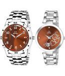 Septem Silver Stainless Steel Analog Men's Watch